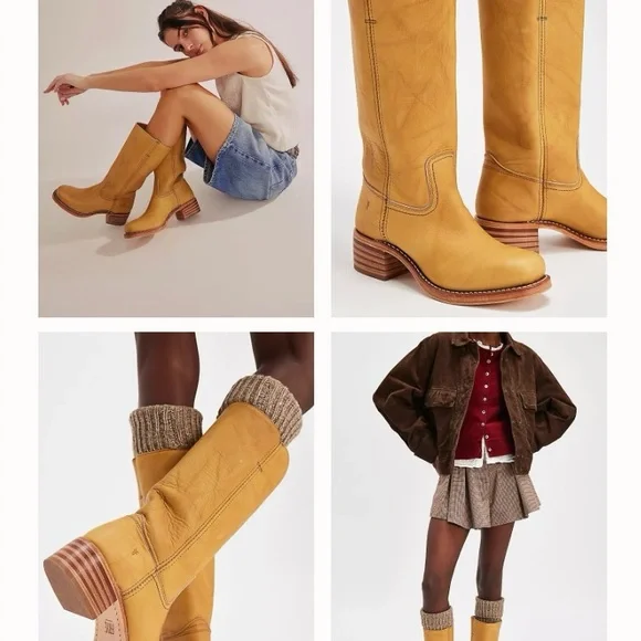 VINTAGE FRYE CAMPUS BOOTS! - Picture 4 of 9